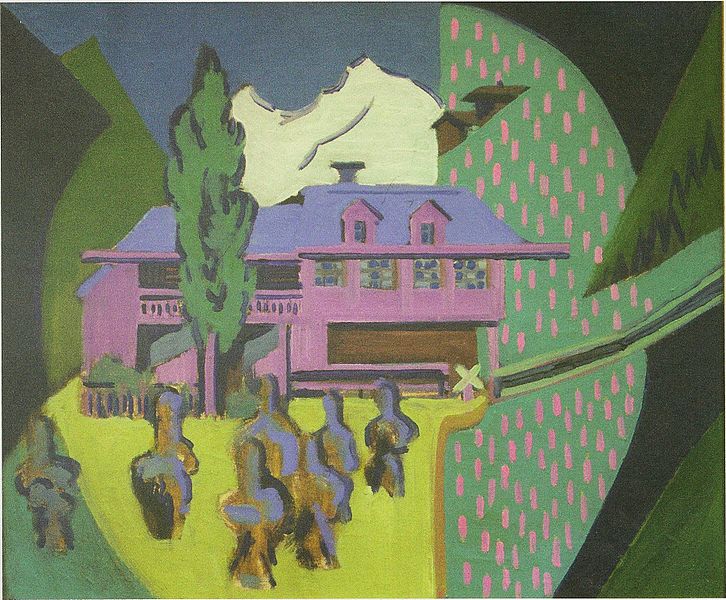 File:Ernst Ludwig Kirchner - Violettes Haus vor Schneeberg - 1938.jpg