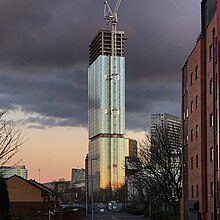 Exchange Court – the second tallest building in Salford.