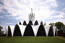 Exterior of the Priory Chapel at Saint Louis Abbey