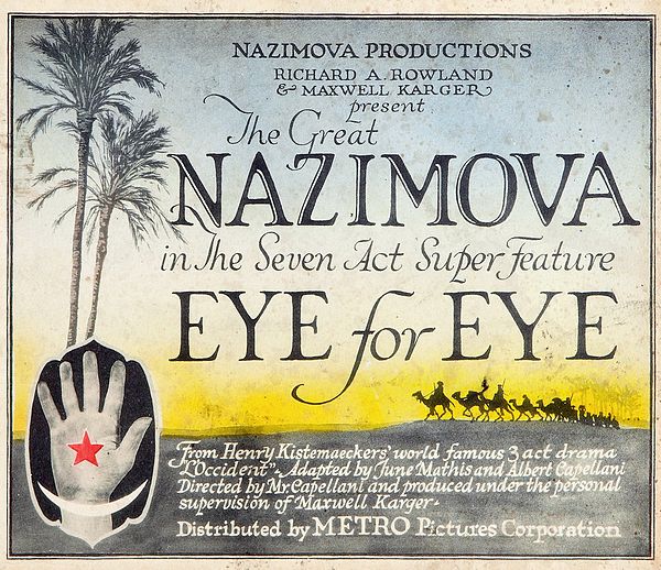 Lobby card for Eye for Eye (1918)