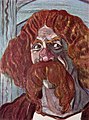 20th century Russian expressionist portrait