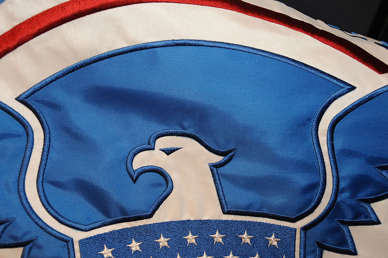 File:FEMA - 40772 - DHS Flag detail.jpg