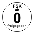 Die Kennzeichnung für FSK 0