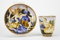 Fajans, kopp med fat, 1600-tal - Hallwylska museet - 90387.tif