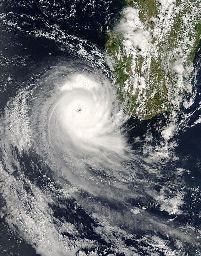 Cyclone Favio near Madagascar