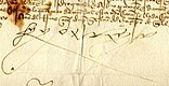 Firma de Fernando II de Aragón y de Castilla