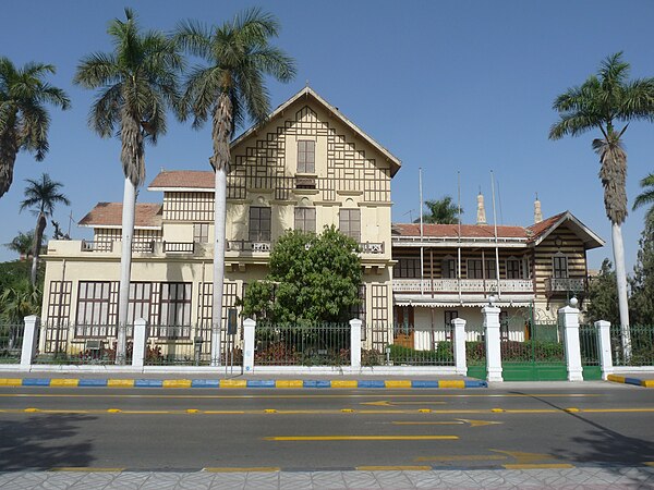 Ferdinand de Lesseps' house and office in Ismailia, near the Suez Canal
