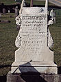 Grave marker in Bethel Cemetery, Bethel Park, Pennsylvania