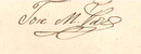 Firma di José María Paz