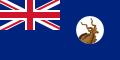 Vlajka Britského Somálska (1903–1950) Poměr stran: 1:2