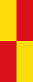 Flag quarterly yellow red 2x5.svg