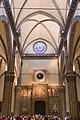 Interior de Santa Maria del Fiore en Florencia.