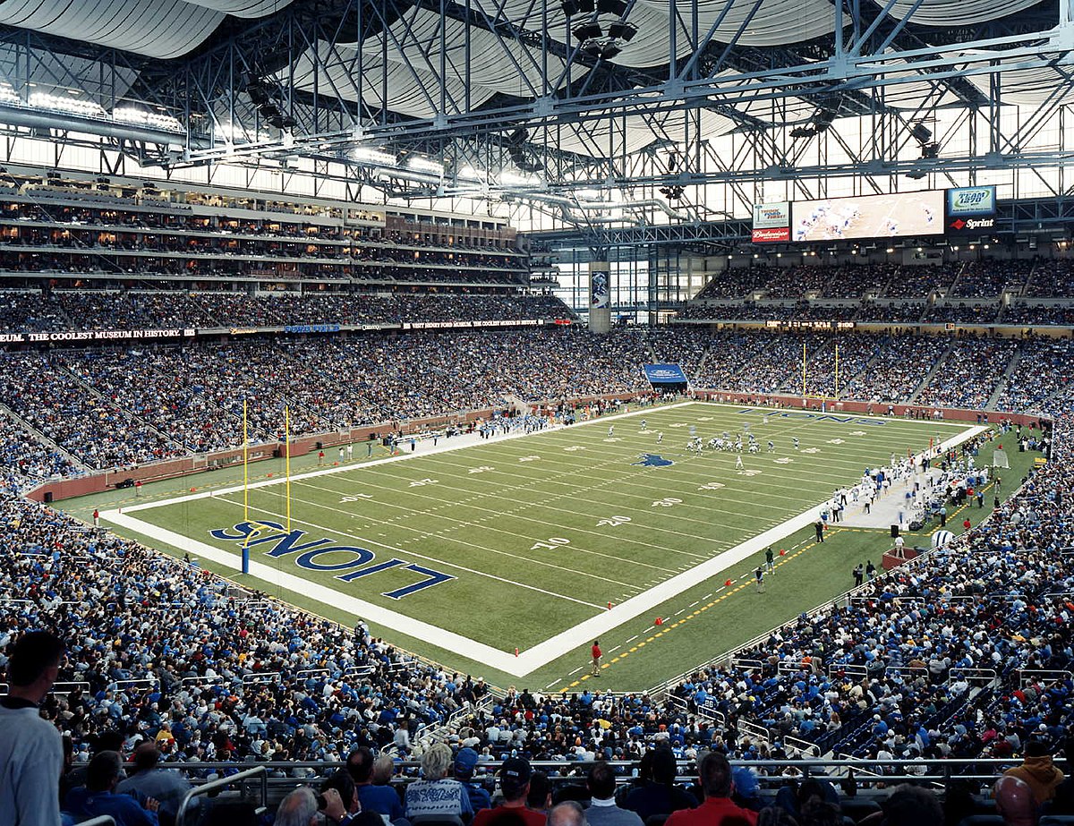 Green Bay Packers vs Detroit Lions game photos at Ford Field