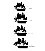 Téméraire, Tonnant, Océan and Valmy