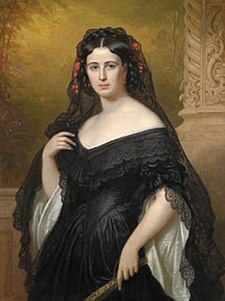 Portrét svobodné paní z Wallersee od Friedricha Dürcka