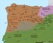Northwest Iberia in CE 1064. GaliciaDeFernandoI.svg