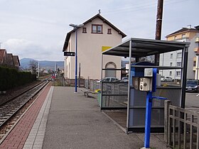 Illustratives Bild des Logelbach-Bahnhofsartikels