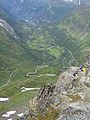 Blick vom Dalsnibba auf Geiranger