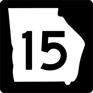 <span class="mw-page-title-main">Georgia State Route 15</span> State highway in eastern Georgia