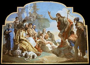 Giovanni Battista Tiepolo, Nauczanie św. Jana Chrzciciela