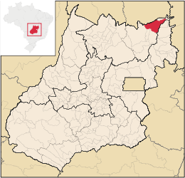 Monte Alegre de Goiás – Mappa