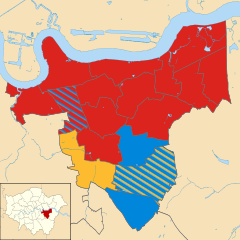 Greenwich 2002 results map