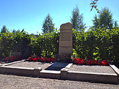 Begravningsplats för fyra av dödsoffren vid Ådalshändelserna 1931.