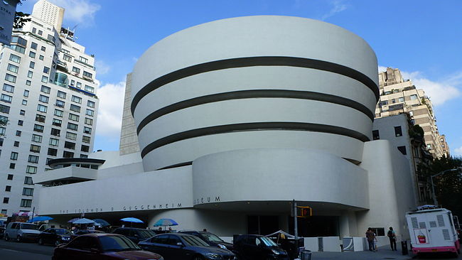 The Solomon R. Guggenheim Museum at Fifth Avenue and 89th Street