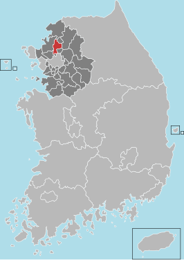 Kaart van Yangju-si