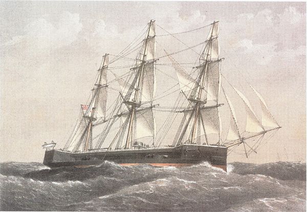 HMS Captain was one of the first ocean-going turret ships