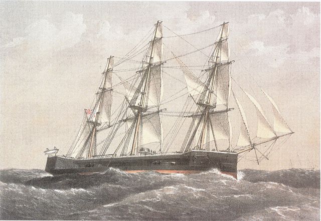 HMS Captain was one of the first ocean-going turret ships