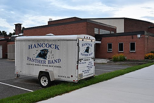 Hancock Middle-Senior High School Panthers Band trailer, Washington County, MD
