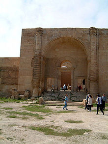 The city of Hatra (some of its ruins are pictured), an ally of the Romans, fell after a long siege by Sasanian armies in 240. Hatra (17).jpg