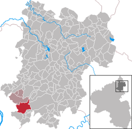 Kaart van Hillscheid