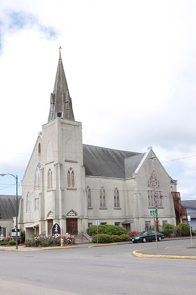 File:Hoquiam, WA — Saron Lutheran Church (July 2016), ING02.jpg