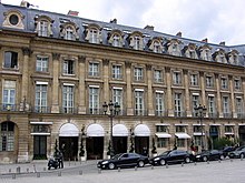 Hotel Ritz Paris in France Hotel Ritz Paris.jpg