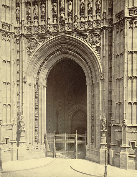 File:Houses of Parliament, Entrance to Victoria's Tower (3611642058).jpg
