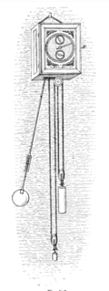 The first pendulum clock