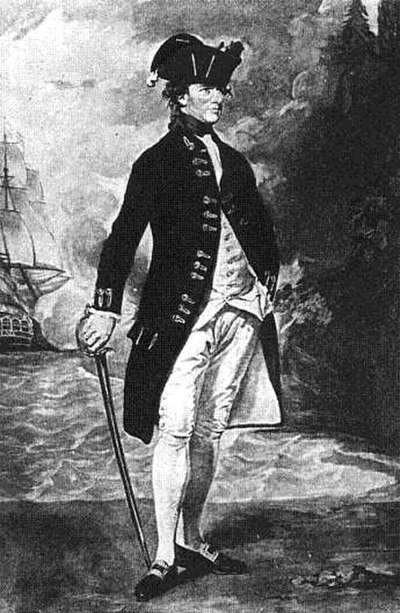 Admiral Sir Hyde Parker (1739–1807) after the painting by Romney