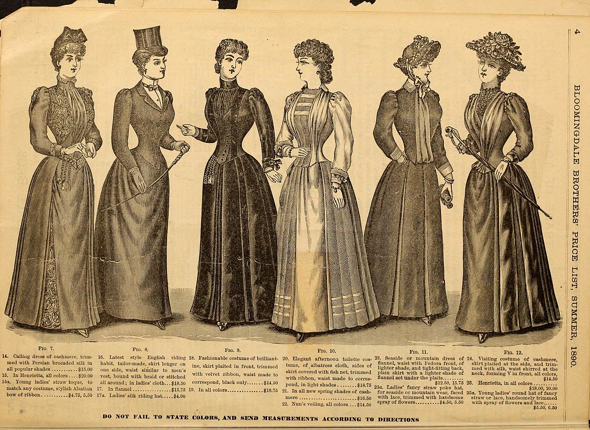 File:Illustrated fashion catalogue - summer, 1890 (1890