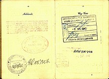 Image of a Polish passport used for repatriation from China to Africa in 1942. Image of a Polish passport used for repatriation from China to Africa in 1942.jpg