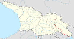 Řeka Jori v Gruzii