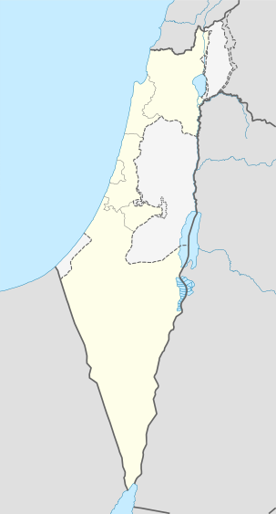 Mapa de localização: Israel
