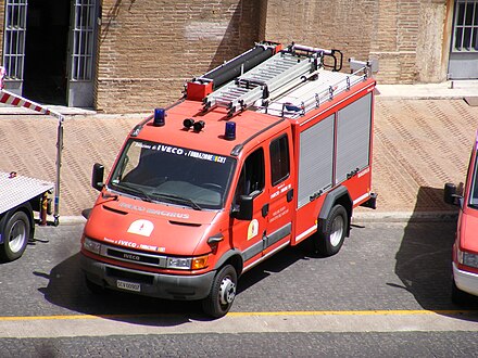 Falcon 1000 fire appliance in Vatican City.