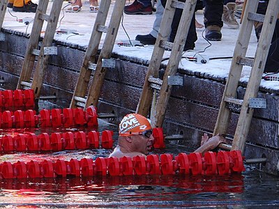 Championnat du Monde Ice Swimming 2017.