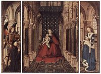 Jan van Eyck: Dresden Triptych, c. 1437