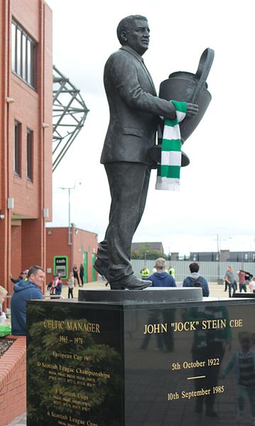 Honours won by Jock Stein Celtic FC on his statue.