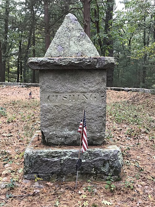 Cushing's gravesite