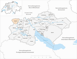 Burgistein - Localizazion