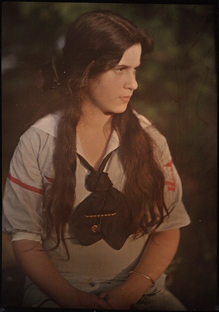 Katherine Stieglitz, autochrome, ca. 1910
